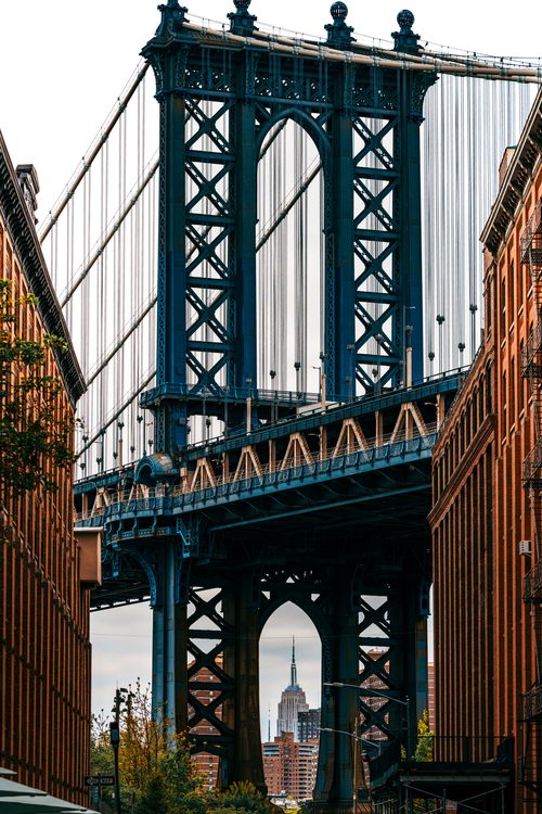 Manhattan Bridge from Dumbo, New York City, New York