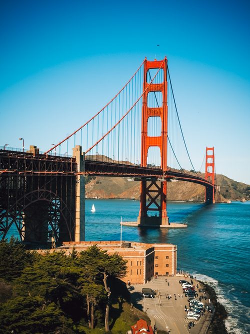 Golden Gate Bridge from Fort Point, San Francisco, California