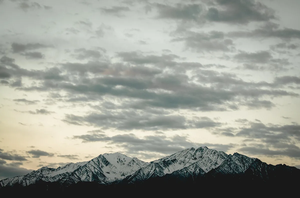 Himalayan peaks above Leh, India