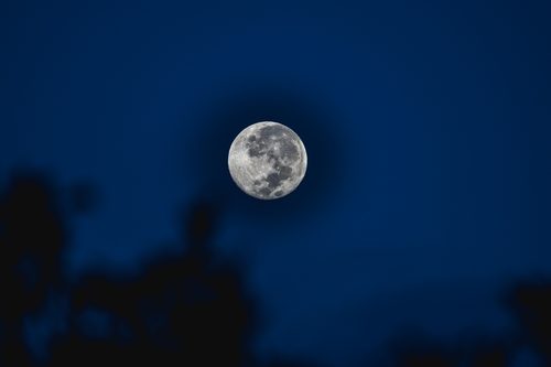 Full moon over Zarcero, Costa Rica