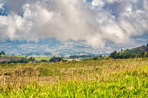 Clouds over the Cartago valley, Potrero Cerrado, Costa Rica