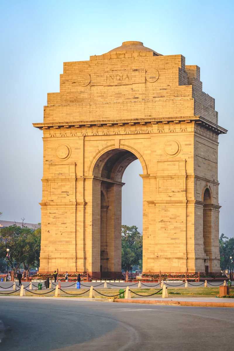 India Gate at sunset, New Delhi