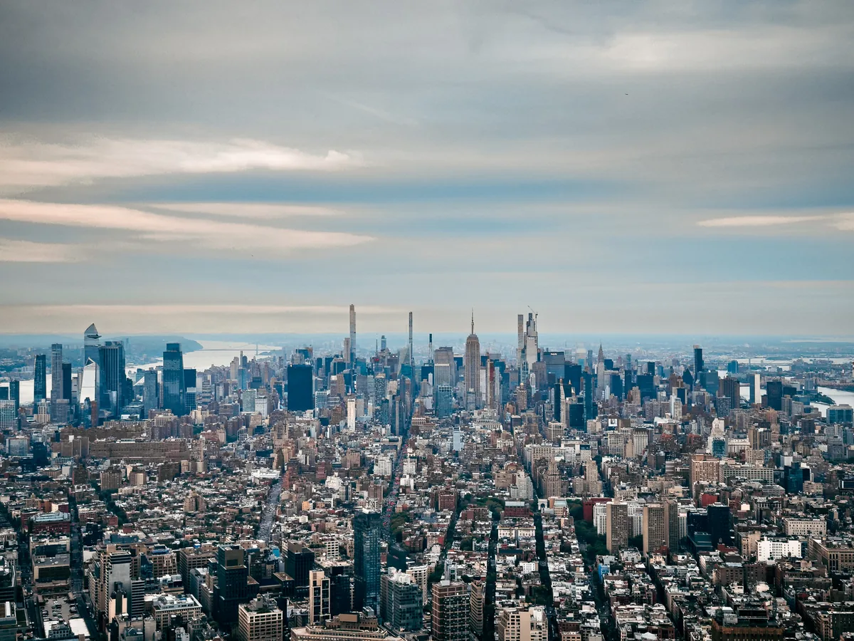 Midtown Manhattan from above, New York City, New York