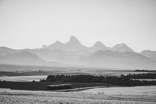 The Tetons from Idaho, Ashton