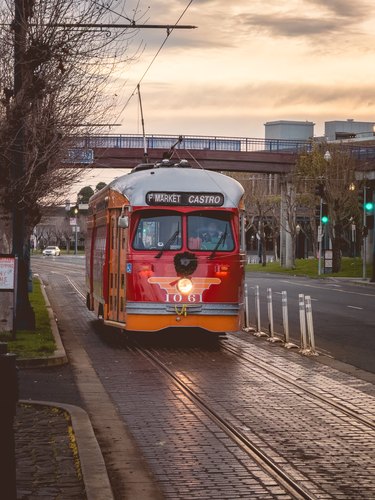 Streetcar at Fisherman's Wharf, San Francisco, California