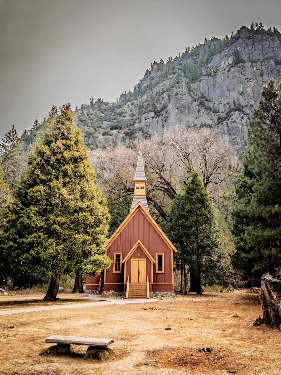 Chapel in Yosemite Valley, California