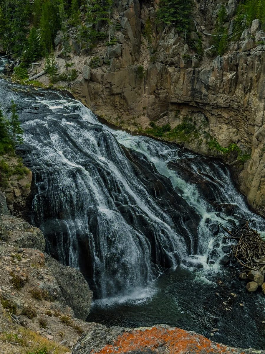 Cascade in Yellowstone, Wyoming