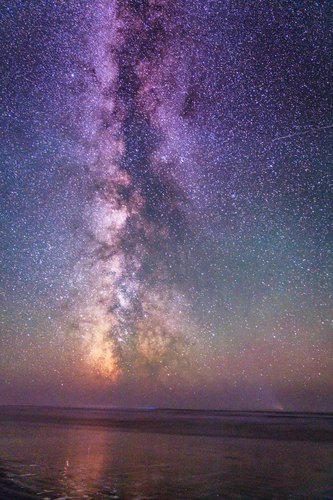 Milky Way above the coast, Kalaloch, Washington