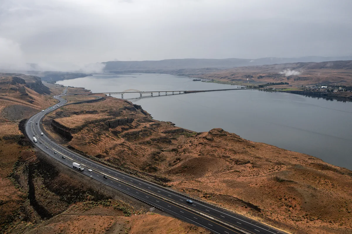 Interstate 90, Vantage, Washington