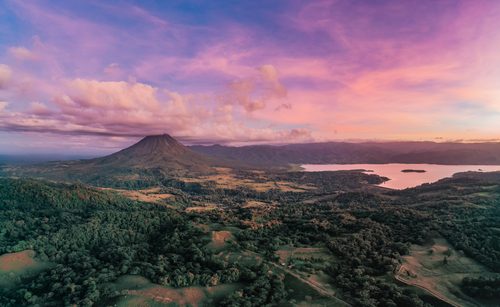 Volcano at twilight, Arenal, Costa Rica