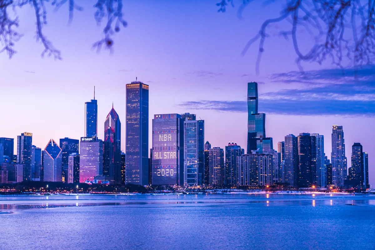 Chicago waterfront, Illinois